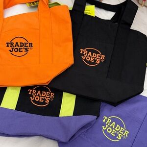 Trader Joe's Colorful Tote Bags
